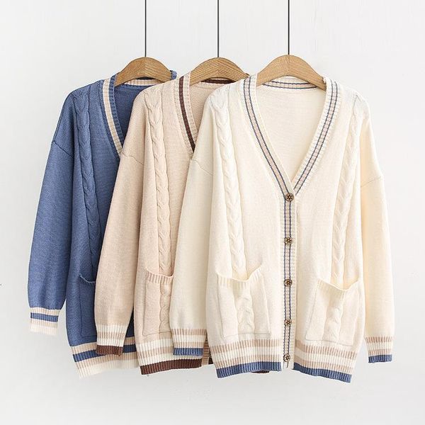 2021 new popular ladies sweater knit cardigan loose outer solid wear coat women drop shipping high quality, White;black
2021 new popular ladies sweater knit cardigan loose outer solid wear coat women drop shipping high quality, White;black