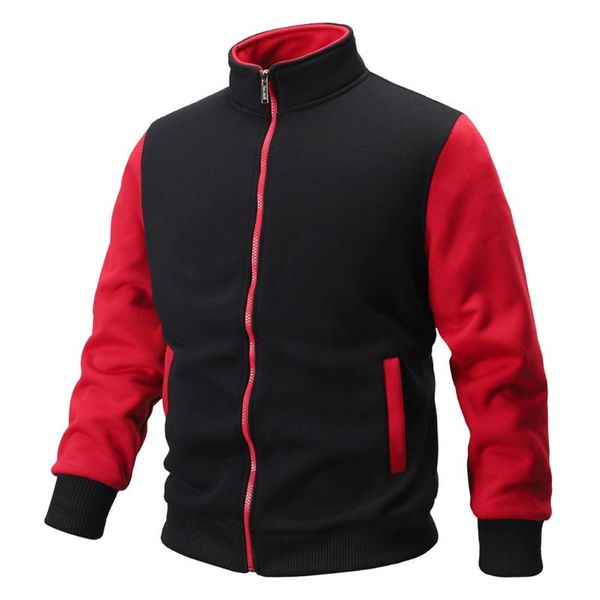 men's jackets jacket men autumn winter long sleeve sweatshirts patchwork outwear chaqueta hombre, Black;brown
men's jackets jacket men autumn winter long sleeve sweatshirts patchwork outwear chaqueta hombre, Black;brown
