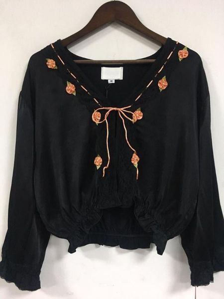 women shirt new satin lace pink color rope lace shirt women1, White
women shirt new satin lace pink color rope lace shirt women1, White