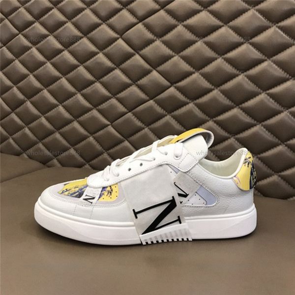 2021 new vl7n sneakers genuine leather mens women flats running trainers embossed luxurys design black whith dress shoes chaussures shoes, Black;red
2021 new vl7n sneakers genuine leather mens women flats running trainers embossed luxurys design black whith dress shoes chaussures shoes, Black;red