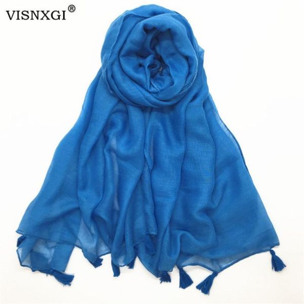 visnxgi viscose scarf women fashion scarves with tassel muslim plain hijab shawls wraps soft solid maxi foulard wrap, Blue;gray
visnxgi viscose scarf women fashion scarves with tassel muslim plain hijab shawls wraps soft solid maxi foulard wrap, Blue;gray