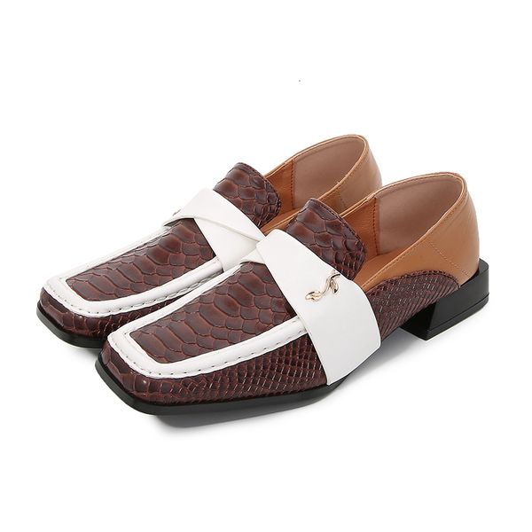 retro toe loafers women crocodile pattern flats matching lazy shoes ladies shoe spring 53nn, Black
retro toe loafers women crocodile pattern flats matching lazy shoes ladies shoe spring 53nn, Black