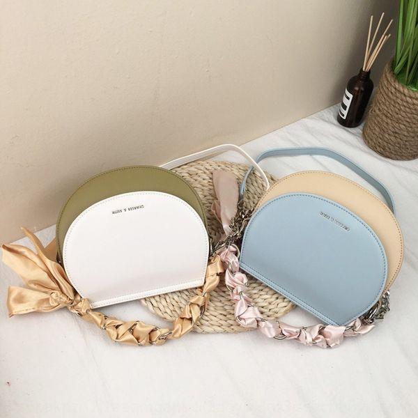 2020 new silk scarf shoulder women's small ck50150932-1 silk scarf chain saddle bag color matching portable shoulder bag crossbody ahqe
2020 new silk scarf shoulder women's small ck50150932-1 silk scarf chain saddle bag color matching portable shoulder bag crossbody ahqe