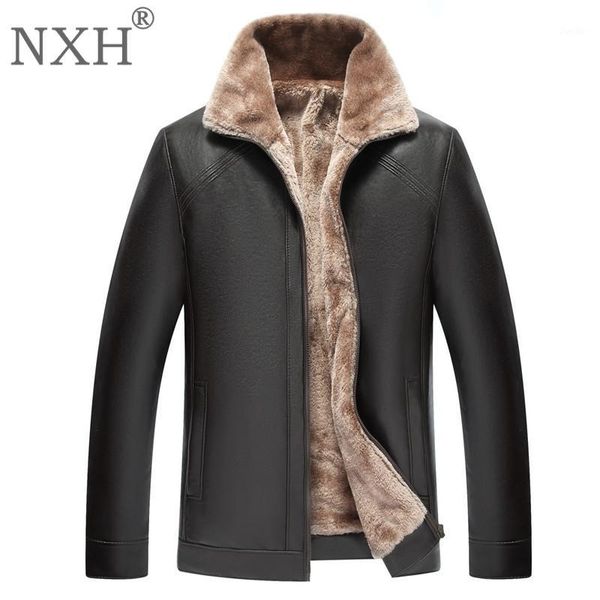 nxh men's winter coat men business casual thick velet leather jackets mens fur coat winter fur standing collar plus size1, Black
nxh men's winter coat men business casual thick velet leather jackets mens fur coat winter fur standing collar plus size1, Black