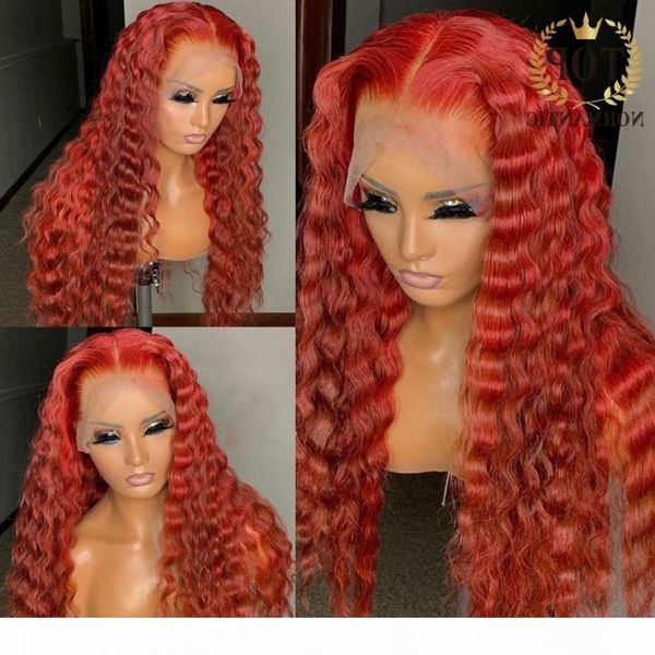 ormantic color 13x6 lace front human wigs pre plucked hairline remy brazilian deep wave hair for women red wavy wig, Black;brown
ormantic color 13x6 lace front human wigs pre plucked hairline remy brazilian deep wave hair for women red wavy wig, Black;brown
