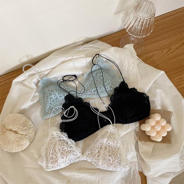 underwear lace summer thin section french small bust triangle cup bra cotton large bust small thin mould cup women, Red;black
underwear lace summer thin section french small bust triangle cup bra cotton large bust small thin mould cup women, Red;black