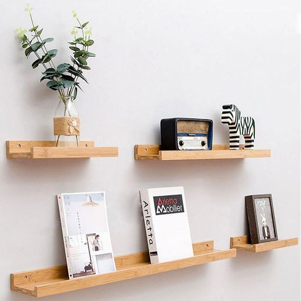 hooks & rails bamboo shelf organizer wall storage for living room kitchen bathroom nail glue rack partition
hooks & rails bamboo shelf organizer wall storage for living room kitchen bathroom nail glue rack partition
