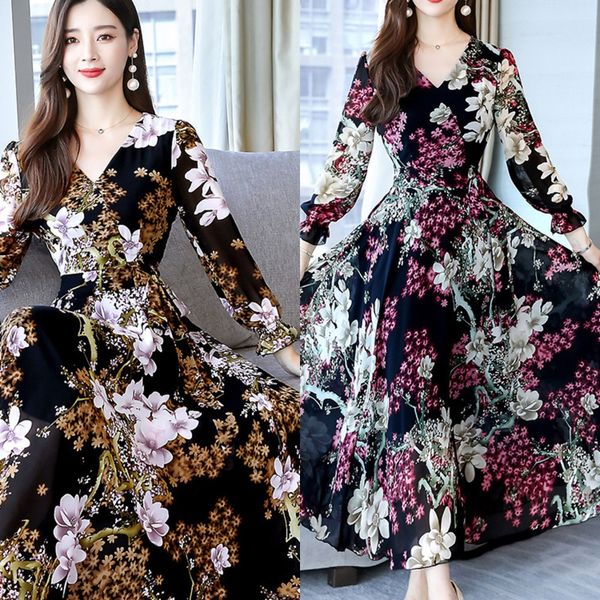 long sleeve v-neck women's autumn 2020 new slim and slender a-line big big skirt dress dress swing skirt women fashion mcjo3, Black;gray
long sleeve v-neck women's autumn 2020 new slim and slender a-line big big skirt dress dress swing skirt women fashion mcjo3, Black;gray