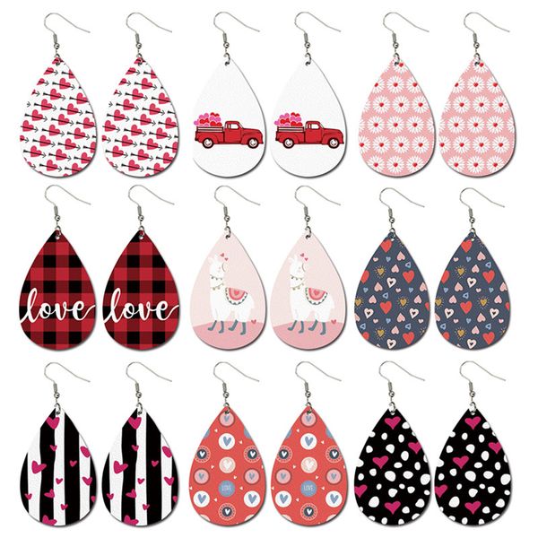 women waterdrop pu leather earrings printing leopard print heart love pattern earring ear drop eardrop designer jewelry valentine's day, Silver
women waterdrop pu leather earrings printing leopard print heart love pattern earring ear drop eardrop designer jewelry valentine's day, Silver