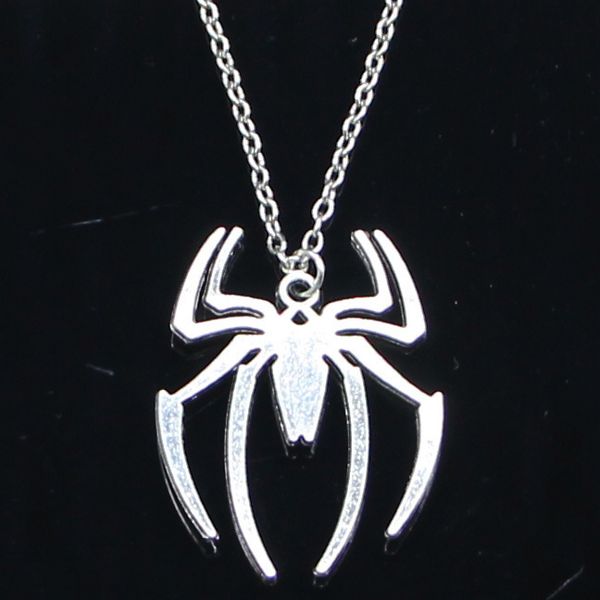 20pcs new fashion necklace 38x29mm spider halloween pendants short long women men colar gift jewelry choker 201014, Silver
20pcs new fashion necklace 38x29mm spider halloween pendants short long women men colar gift jewelry choker 201014, Silver