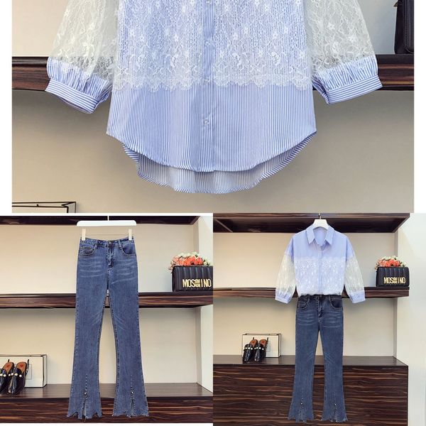 fall 2020 suit pants suit pants set new large lace stitching striped two piece split denim capris set lsibd, Gray
fall 2020 suit pants suit pants set new large lace stitching striped two piece split denim capris set lsibd, Gray