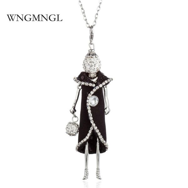 pendant necklaces wngmngl 2021 women necklace luxury rhinestone coat long doll for charm statement fashion jewelry gift, Silver
pendant necklaces wngmngl 2021 women necklace luxury rhinestone coat long doll for charm statement fashion jewelry gift, Silver