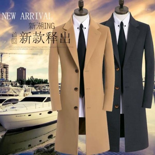 khaki grey casual woolen coat men trench coats long sleeves overcoat mens cashmere coat casaco masculino inverno erkek england1, Black
khaki grey casual woolen coat men trench coats long sleeves overcoat mens cashmere coat casaco masculino inverno erkek england1, Black
