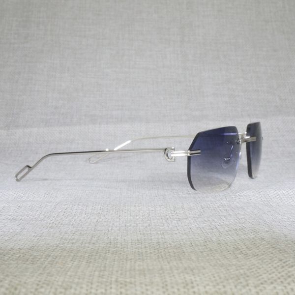2021 vintage rimless sunglasses men oculos new lens shape shade metal frame clear glasses for reading gafas women outdoor 1130 qn1n, White;black
2021 vintage rimless sunglasses men oculos new lens shape shade metal frame clear glasses for reading gafas women outdoor 1130 qn1n, White;black