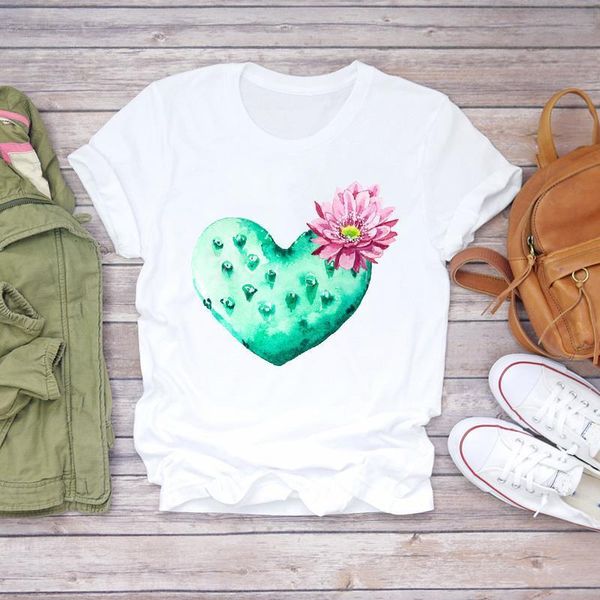 womens t-shirts ladies cactus casual cute clothing valentine flower floral women print ladies t graphic female tee t-shirt, White
womens t-shirts ladies cactus casual cute clothing valentine flower floral women print ladies t graphic female tee t-shirt, White