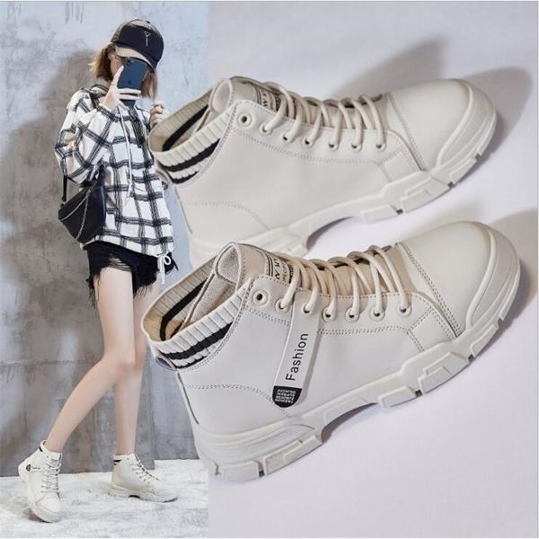 women boots2020 women boots leather new designer autumn casual shoes woman street fashion ankle martin boots, Black
women boots2020 women boots leather new designer autumn casual shoes woman street fashion ankle martin boots, Black