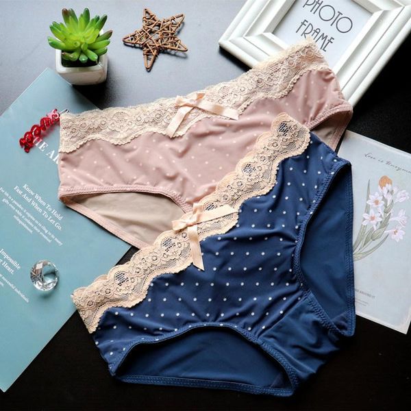 women's panties japanese dot print women's underwear ice silk breathable lace girl cute low waist small boxer1, Black;pink
women's panties japanese dot print women's underwear ice silk breathable lace girl cute low waist small boxer1, Black;pink