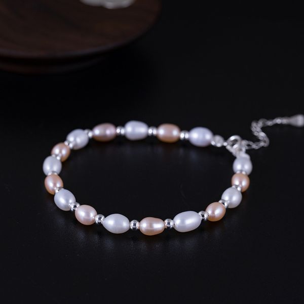 925 silver creative handwork diy design millet beads diy braceletnational bracelet hand string women simple fashion pearl bracelet classic n, Golden;silver
925 silver creative handwork diy design millet beads diy braceletnational bracelet hand string women simple fashion pearl bracelet classic n, Golden;silver