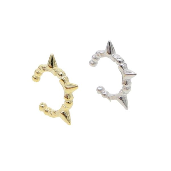 1 piece cuff 925 sterling silver tiny spike no pierced fashion classic earrings 2021 summer women girl charm clip cuff earrings, Golden;silver
1 piece cuff 925 sterling silver tiny spike no pierced fashion classic earrings 2021 summer women girl charm clip cuff earrings, Golden;silver