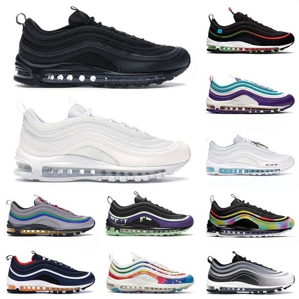 2021 new classic 97s running shoes triple black all white mens women halloween mschf x inri jesus silver bullet trainers sport sneakers, White;red
2021 new classic 97s running shoes triple black all white mens women halloween mschf x inri jesus silver bullet trainers sport sneakers, White;red
