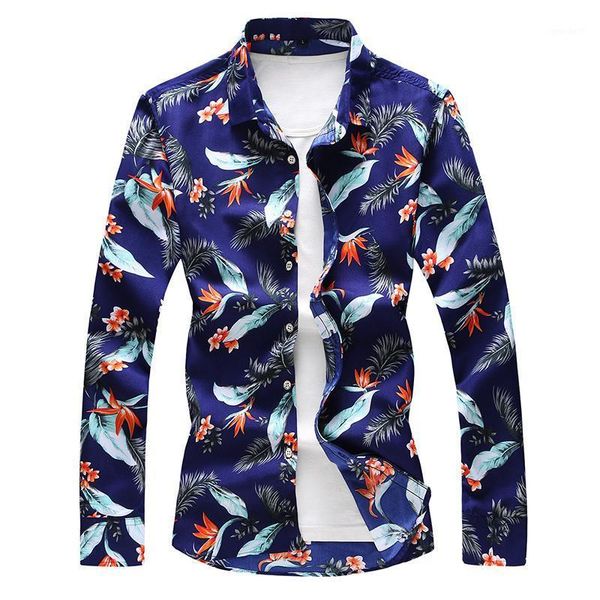 men's casual shirts autumn arrival floral print long sleeve mens fashion button brand lapel streetwear party shirts1, White;black
men's casual shirts autumn arrival floral print long sleeve mens fashion button brand lapel streetwear party shirts1, White;black