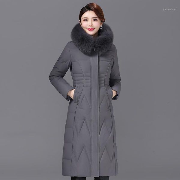 2020 new winter women down jacket parka long ultralight natural feather real fur luxury duck down coat1, Black
2020 new winter women down jacket parka long ultralight natural feather real fur luxury duck down coat1, Black