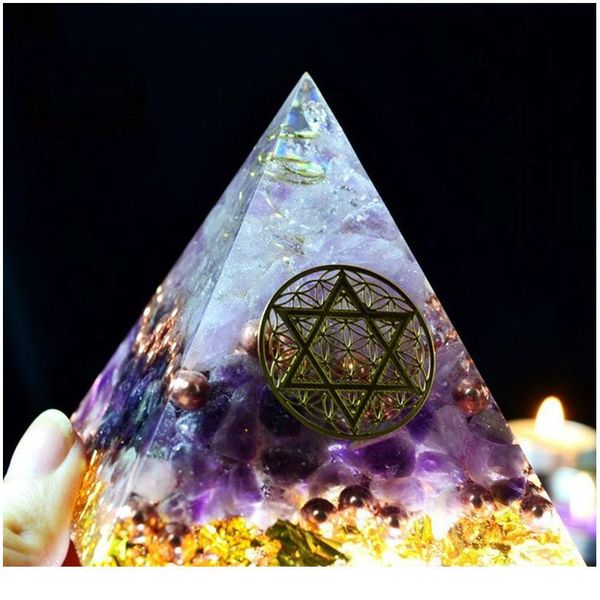 aura reiki orgonite pyramid amethyst sahasrara chakra jeremiel natural white crystal to improve mood resin pyramid craf jllvov, Black
aura reiki orgonite pyramid amethyst sahasrara chakra jeremiel natural white crystal to improve mood resin pyramid craf jllvov, Black