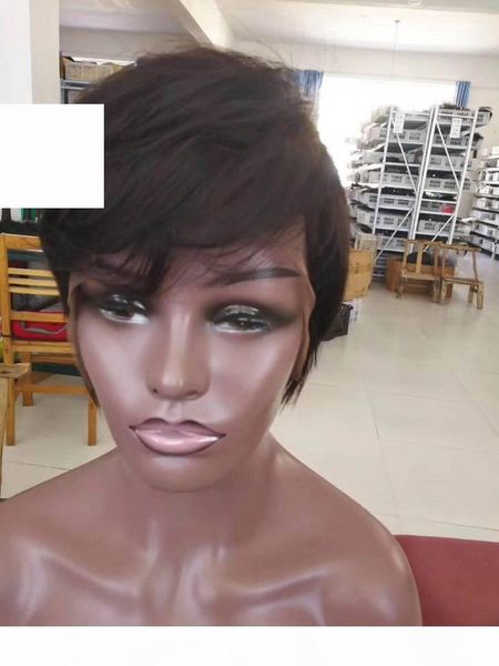 short pixie brazilian straight human hair wigs brazilian glueless lace front cut human hair wigs for black women, Black;brown
short pixie brazilian straight human hair wigs brazilian glueless lace front cut human hair wigs for black women, Black;brown
