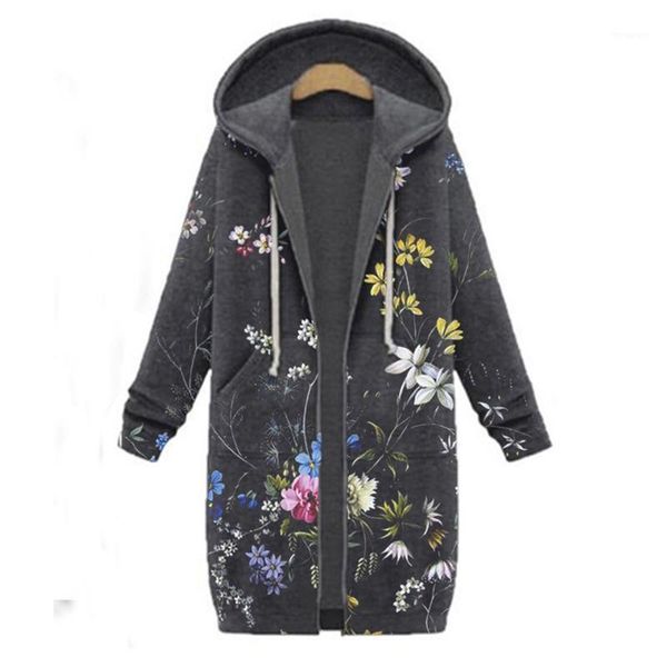 women warm hooded jacket floral print zipper cotton blend cardigan coat fashion long outerwear winter warm overcoat #31, Black;brown
women warm hooded jacket floral print zipper cotton blend cardigan coat fashion long outerwear winter warm overcoat #31, Black;brown