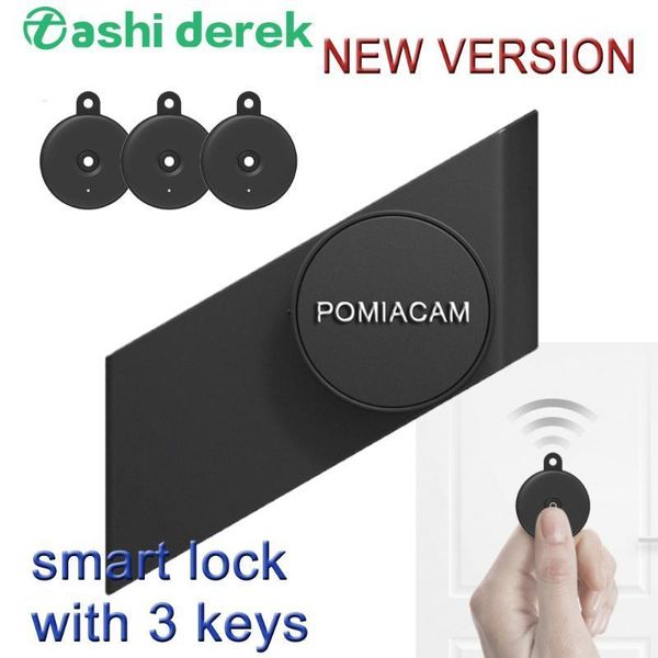 new version door lock mobile app smart unlock virtual keys swith sherlock technology smart sticker lock with 2800mah battery1
new version door lock mobile app smart unlock virtual keys swith sherlock technology smart sticker lock with 2800mah battery1
