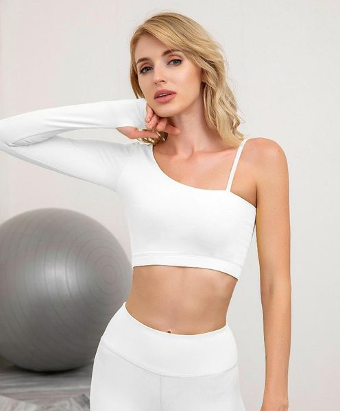 yoga outfits women sports long sleeve t-shirt bra pad breathable gym push-up sport workout slim outdoor running one halter top, White;red
yoga outfits women sports long sleeve t-shirt bra pad breathable gym push-up sport workout slim outdoor running one halter top, White;red