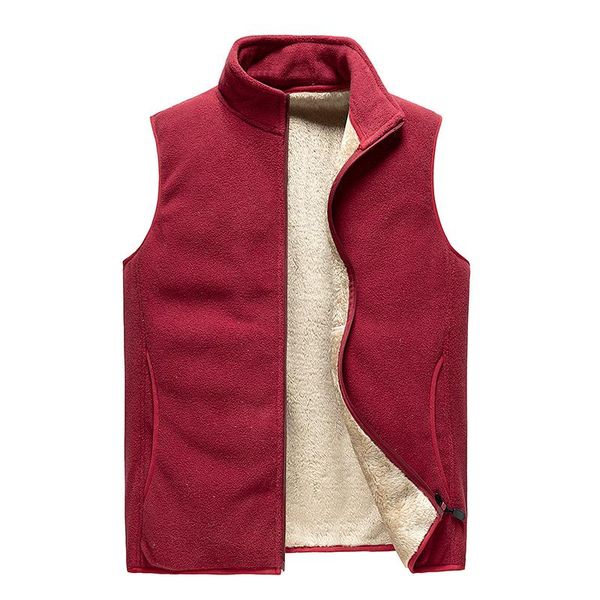 men's vests jacket men vest winter thick warm wool sleeveless windproof casual outwear male brand clothing, Black;white
men's vests jacket men vest winter thick warm wool sleeveless windproof casual outwear male brand clothing, Black;white