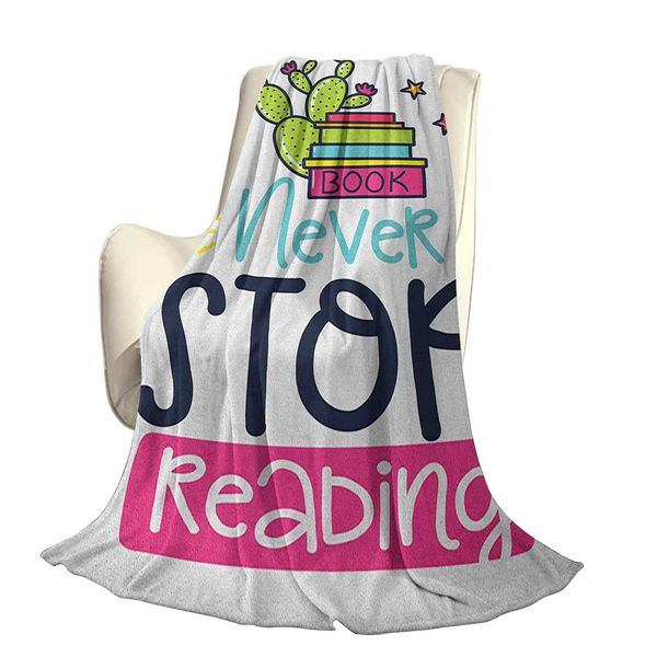 vivid color cactus and stars behind books with inspirational print never sreadingoffice leisure blankets
vivid color cactus and stars behind books with inspirational print never sreadingoffice leisure blankets