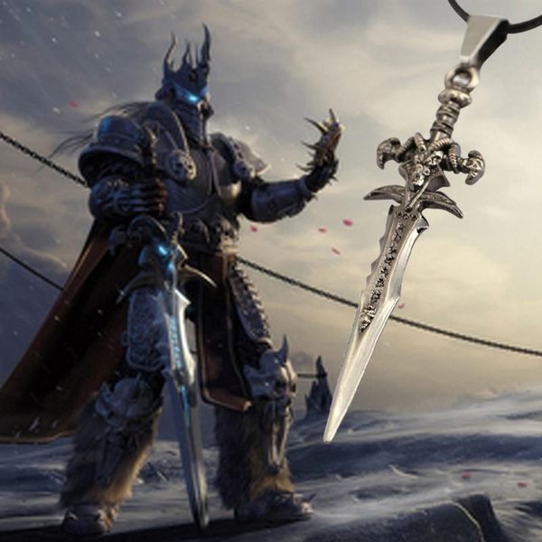 pendant necklaces game jewelry punk gothic necklace frostmourne espada metal pendants choker collar figure accessory porte men boy birthday, Silver
pendant necklaces game jewelry punk gothic necklace frostmourne espada metal pendants choker collar figure accessory porte men boy birthday, Silver