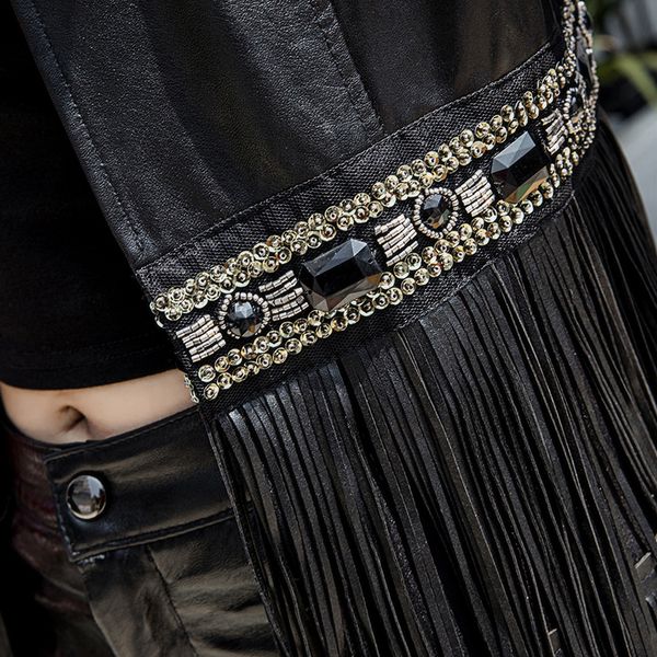spring new women long tassels sheepskin vest genuine leather sleeveless jacket v neck crystal diamonds waistcoat outerwear vests 1027, Black;white
spring new women long tassels sheepskin vest genuine leather sleeveless jacket v neck crystal diamonds waistcoat outerwear vests 1027, Black;white
