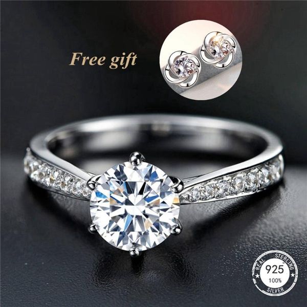1ct 2ct 100% 925 sterling silver ring classic style diamond jewelry moissanite ring wedding party anniversary for women, Golden;silver
1ct 2ct 100% 925 sterling silver ring classic style diamond jewelry moissanite ring wedding party anniversary for women, Golden;silver