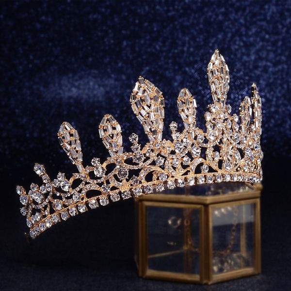 lgolden korean dress atmosphere xianmei luxury baroque headdress super fairy bride wedding crown m, Silver
lgolden korean dress atmosphere xianmei luxury baroque headdress super fairy bride wedding crown m, Silver