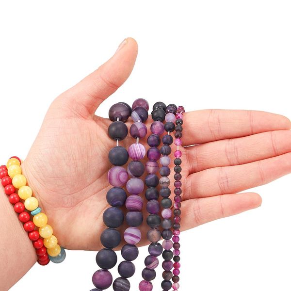 1strand lot 4 6 8 10 12mm matte purple strips agates beads stone round loose beads for diy bracelet jewelry makings supplies h wmtejh
1strand lot 4 6 8 10 12mm matte purple strips agates beads stone round loose beads for diy bracelet jewelry makings supplies h wmtejh