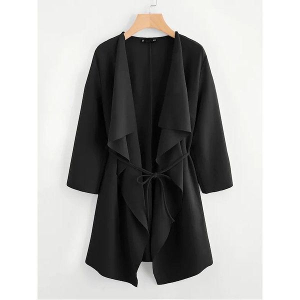 women's spring autumn korean long sleeve short bandage cape coats ladies cardigans 2020 fall fashion clothing xl black pink, Black;brown
women's spring autumn korean long sleeve short bandage cape coats ladies cardigans 2020 fall fashion clothing xl black pink, Black;brown