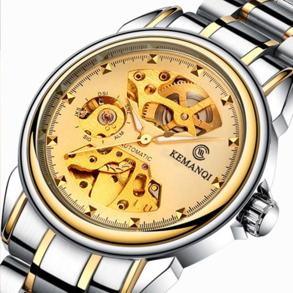 out comanche men's automatic business korean hollow waterproof mechanical gift watch 2021h7mh2hlw, Slivery;brown
out comanche men's automatic business korean hollow waterproof mechanical gift watch 2021h7mh2hlw, Slivery;brown