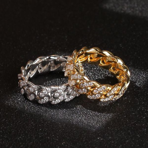 fashion- hip-hop zircon cuban chain ring 8mm zircon plated genuine gold trend men's ring cuban link band mens hip hop jewellery, Silver
fashion- hip-hop zircon cuban chain ring 8mm zircon plated genuine gold trend men's ring cuban link band mens hip hop jewellery, Silver