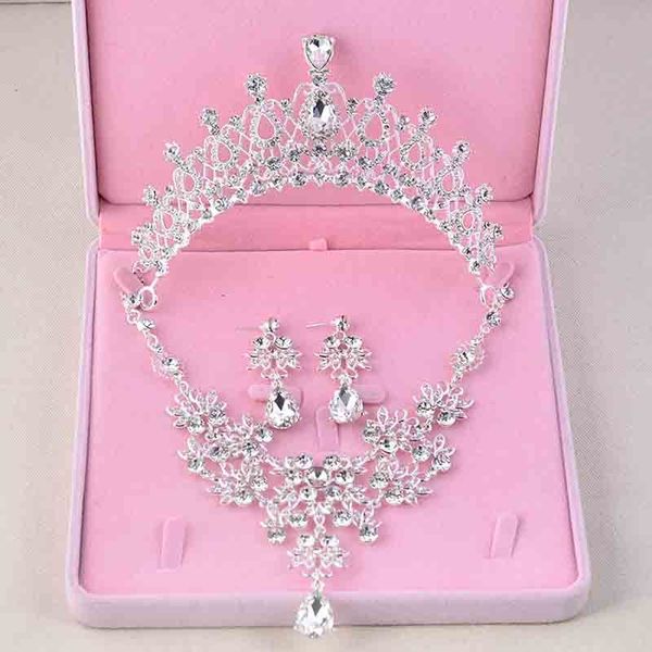 3pcs rhinestone crystal bridal jewelry sets necklaces earrings tiaras sets african beads jewelry sets wedding engagement jewelry, Golden;white
3pcs rhinestone crystal bridal jewelry sets necklaces earrings tiaras sets african beads jewelry sets wedding engagement jewelry, Golden;white