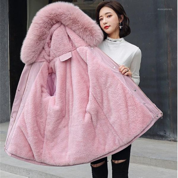 women's down & parkas 2021 hooded womens plus size thickening cotton padded coat female fur collar velvet warm winter jacket for women, Black
women's down & parkas 2021 hooded womens plus size thickening cotton padded coat female fur collar velvet warm winter jacket for women, Black
