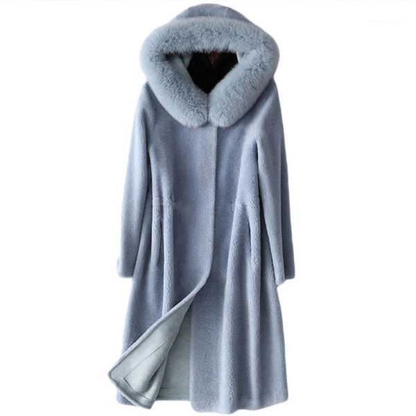 women's fur & faux women's sheep shearing coat mid-length single-breasted hooded collar 100% wool girl warm jacket fashionable cas, Black
women's fur & faux women's sheep shearing coat mid-length single-breasted hooded collar 100% wool girl warm jacket fashionable cas, Black