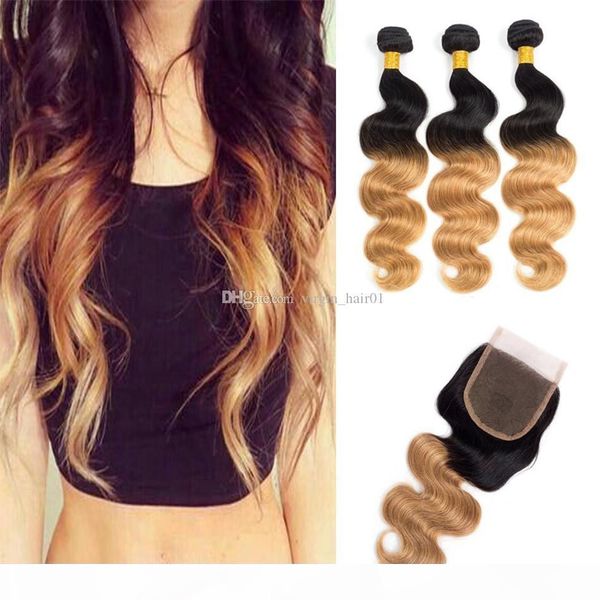 #1b 27 two tone colored human hair bundles with lace closure honey blonde lace closure with hair extensions brown blonde virgin hair, Black;brown
#1b 27 two tone colored human hair bundles with lace closure honey blonde lace closure with hair extensions brown blonde virgin hair, Black;brown