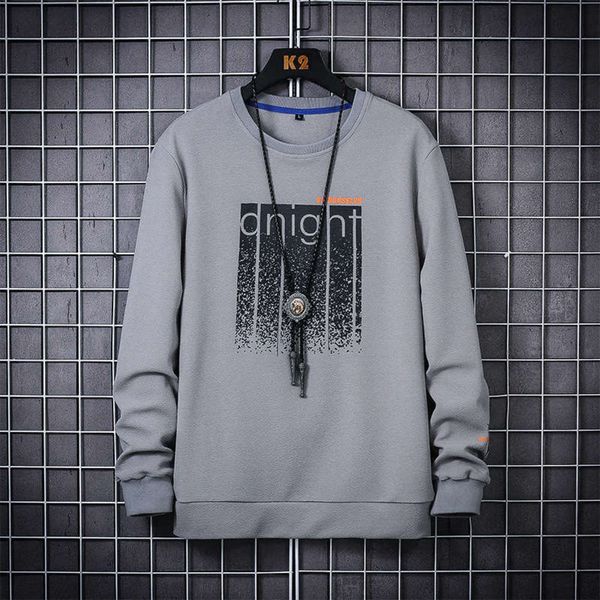 sleeve new korean men's round neck long letter sweater t-shirt student leisure sports trend, Gray
sleeve new korean men's round neck long letter sweater t-shirt student leisure sports trend, Gray