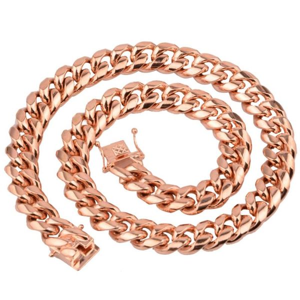 15mm 7-40inch charming stainless steel link rose golden miami cuban curb chain mens womens necklace or bracelet jewelrye xmas g, Silver
15mm 7-40inch charming stainless steel link rose golden miami cuban curb chain mens womens necklace or bracelet jewelrye xmas g, Silver