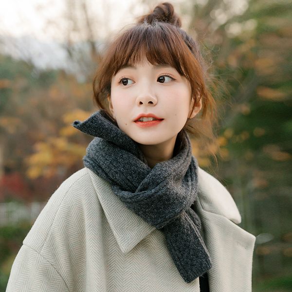the same of korean drama autumn winter narrow knitting wool short scarf for men women lovers warm and versatile ins style, Blue;gray
the same of korean drama autumn winter narrow knitting wool short scarf for men women lovers warm and versatile ins style, Blue;gray