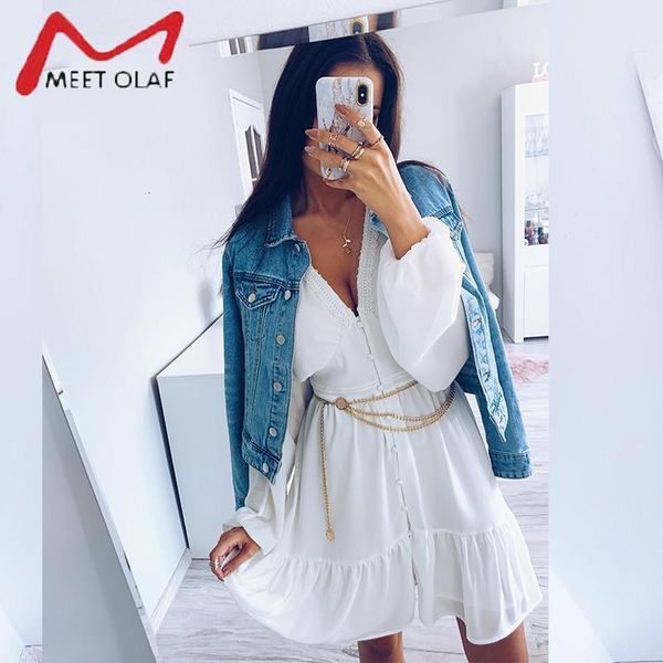 plunge v neck women's summer autumn dress white lace long sleeve mini party dress ruffle elegant clothing 2020 cb6172/81, Black;gray
plunge v neck women's summer autumn dress white lace long sleeve mini party dress ruffle elegant clothing 2020 cb6172/81, Black;gray