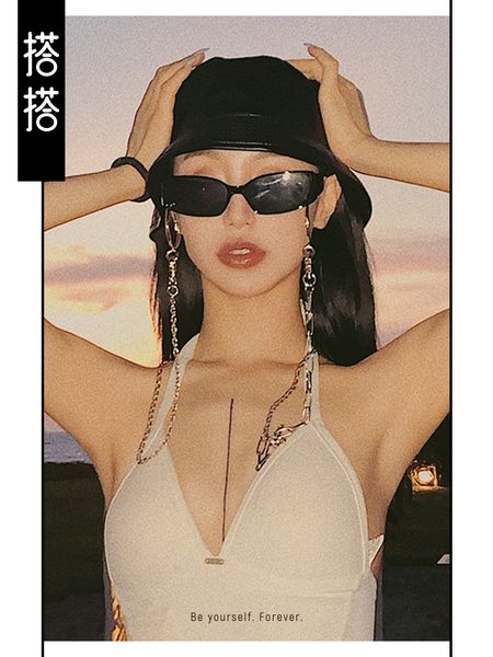 ins personality narrow frame glasses hip hop trampy trend yuansuo style sunglasses network red, White;black
ins personality narrow frame glasses hip hop trampy trend yuansuo style sunglasses network red, White;black